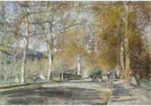 Lungo Il Viale by Giuseppe Casciaro