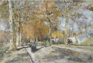 Viale D'autunno by Giuseppe Casciaro