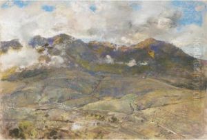 Paesaggio A Nusco by Giuseppe Casciaro