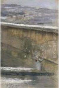 Vaso Grigio In Terrazza by Giuseppe Casciaro