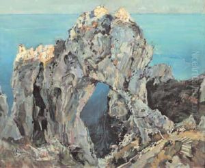 L""arco Naturale Di Capri by Giuseppe Casciaro
