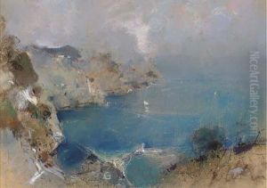 Down To A Bay, Capri by Giuseppe Casciaro