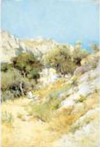 Veduta Di Capri by Giuseppe Casciaro