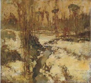 Paesaggio Invernale by Giuseppe Casciaro