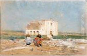 Una Chiesa Abbandonata by Giuseppe Casciaro