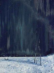 A Northern Night by Frank Johnston