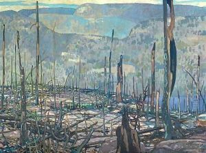 Fire-Swept, Algoma by Frank Johnston