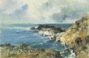 Paese Costiero Con Promontorio