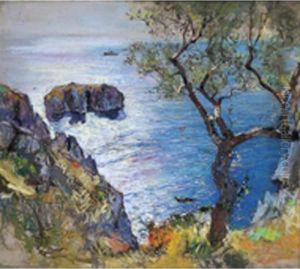 Marina A Capri by Giuseppe Casciaro