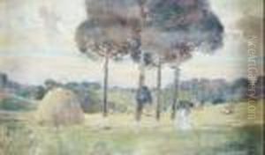 "paesaggio Con Alberi" by Giuseppe Casciaro