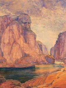 The Guardian of the Gorge by Frank Johnston