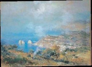 Veduta Di Costiera by Giuseppe Casciaro