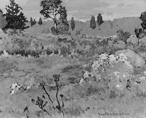 Near the Berry Patch by Frank Johnston