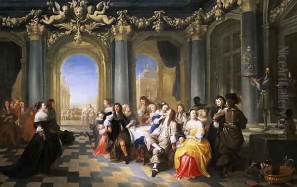 A Feast in an Interior - view 1