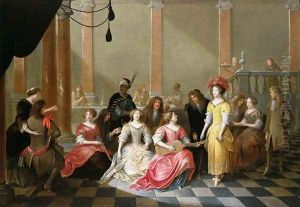 An Elegant Company at Music Before a Banquet by Hieronymus Janssens