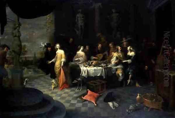 Figures in an Interior - view 1