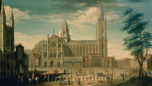 The North Front of Westminster Abbey - view 1