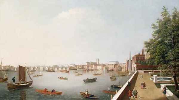View of the River Thames from the Adelphi Terrace - view 1