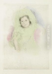 Margot Wearing A Bonnet (no. 1) by Mary Cassatt