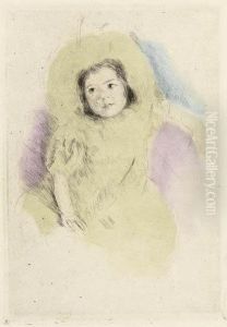 Margot Wearing A Bonnet,
No.1 by Mary Cassatt