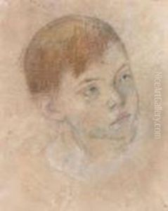 Portrait Presume De Robert Cassatt, Fils D'alexandre Cassatt Etneveu De Mary Cassatt by Mary Cassatt