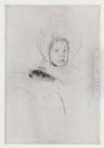 The Velvet Sleeve by Mary Cassatt