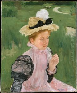 Portrait Of A Young Girl by Mary Cassatt
