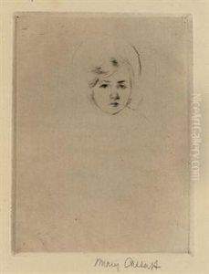 Sarah's Head by Mary Cassatt