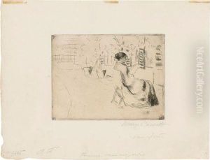 Dans Le Jardin, A Marly by Mary Cassatt