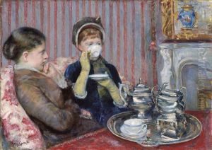 Le The by Mary Cassatt