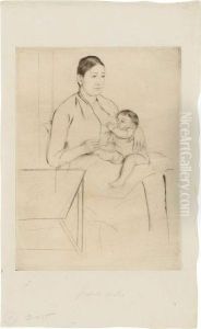 Femme Allaitant Son Enfant