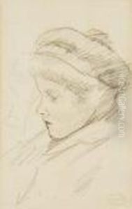 Enfant Au Beret by Mary Cassatt