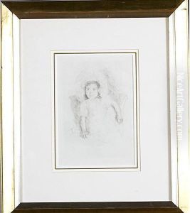 Margot Wearing A Bonnet by Mary Cassatt