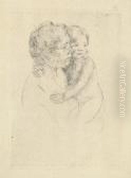 Denise Holding Her Child. - view 1