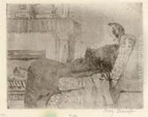Before The Fireplace