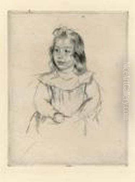 Simone With Clasped Hands Looking Left - view 1