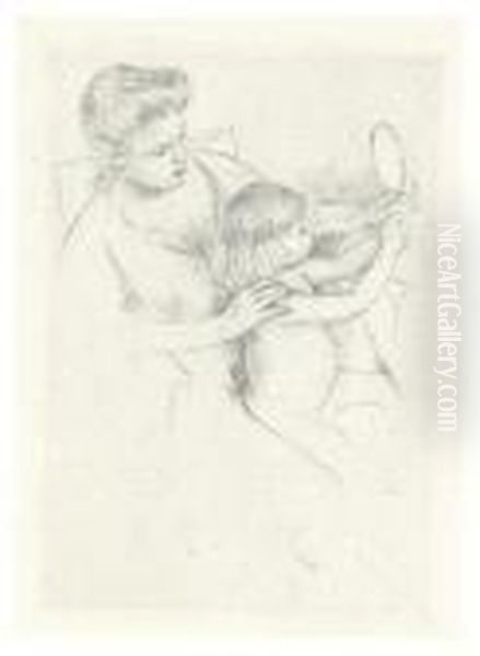 Looking Into The Hand Mirror. - view 1