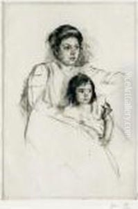 Margot Leaning Against Her Mother (b. 175)