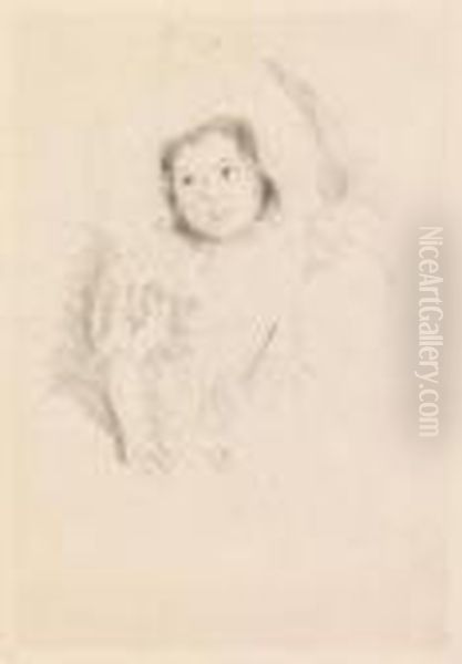 Margot Wearing A Bonnet (no. 1) - view 1