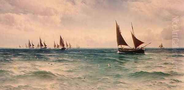Fishing Boats Going Out - view 1