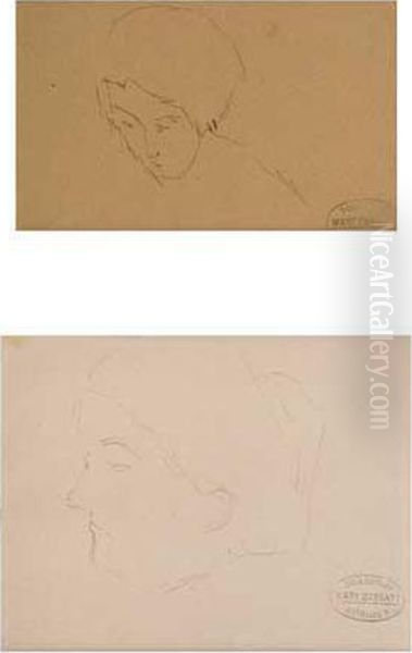 Head Of A Woman In Profile - view 1