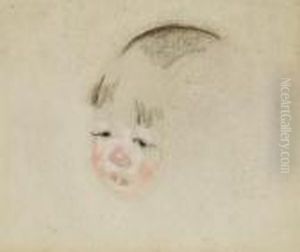 Tete D'enfant (mathilde) by Mary Cassatt
