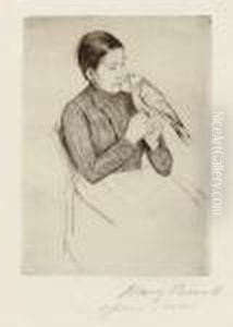 The Parrot by Mary Cassatt
