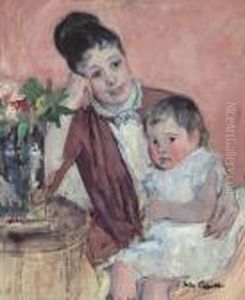 Madame H. De Fleury And Her Child by Mary Cassatt