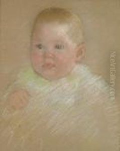 Head Of A Baby by Mary Cassatt
