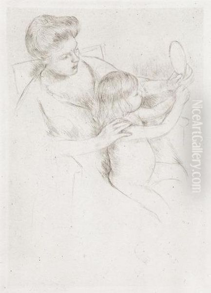 Looking Into The Hand Mirror (no. 3) (b.202) - view 1