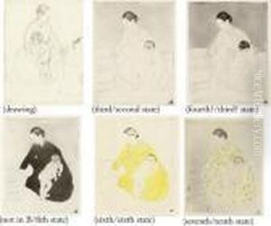 The Bath: Five States Plus Preparatory Drawing (b. 143; M. & S. 5; B. Cr 801) by Mary Cassatt