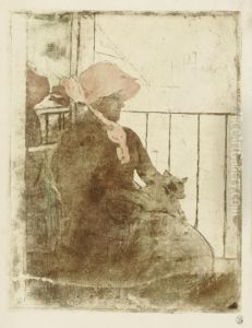 On The Balcony (b. 120) by Mary Cassatt