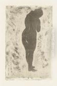 Standing Nude (b. 8) by Mary Cassatt