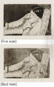 Meditation: Two States (b. 67) by Mary Cassatt